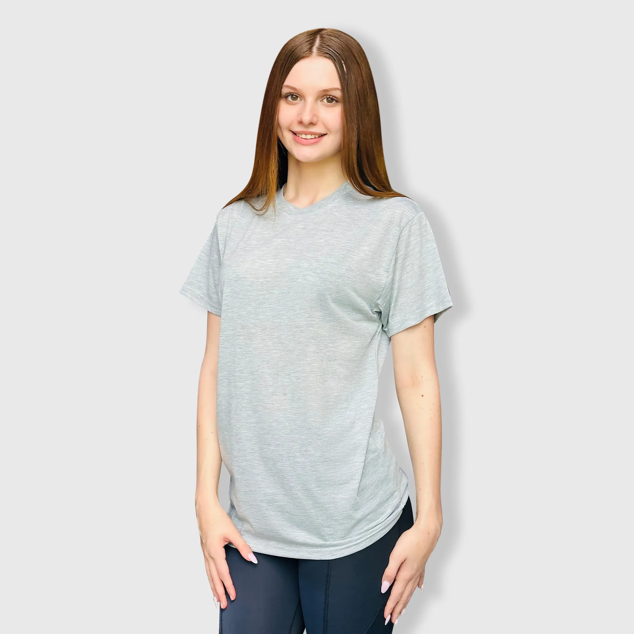 100% Polyester Cotton Feel Tees (Colors)