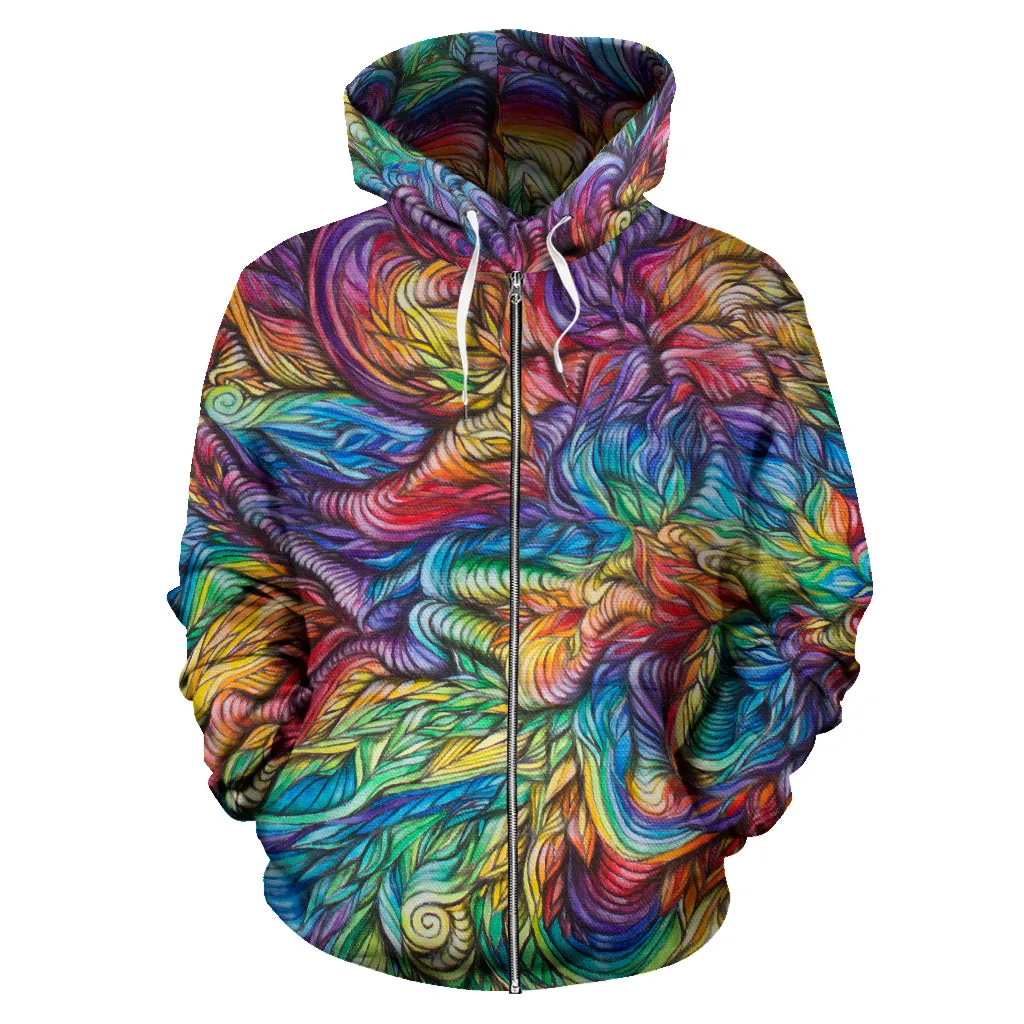 40 DAYS 40 NIGHTS ZIPPER HOODIE | ARTFOOL