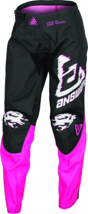 Answer 23.5 Syncron Meltdown Pant Black/Magenta/Grey Womens Size - 14 Regular