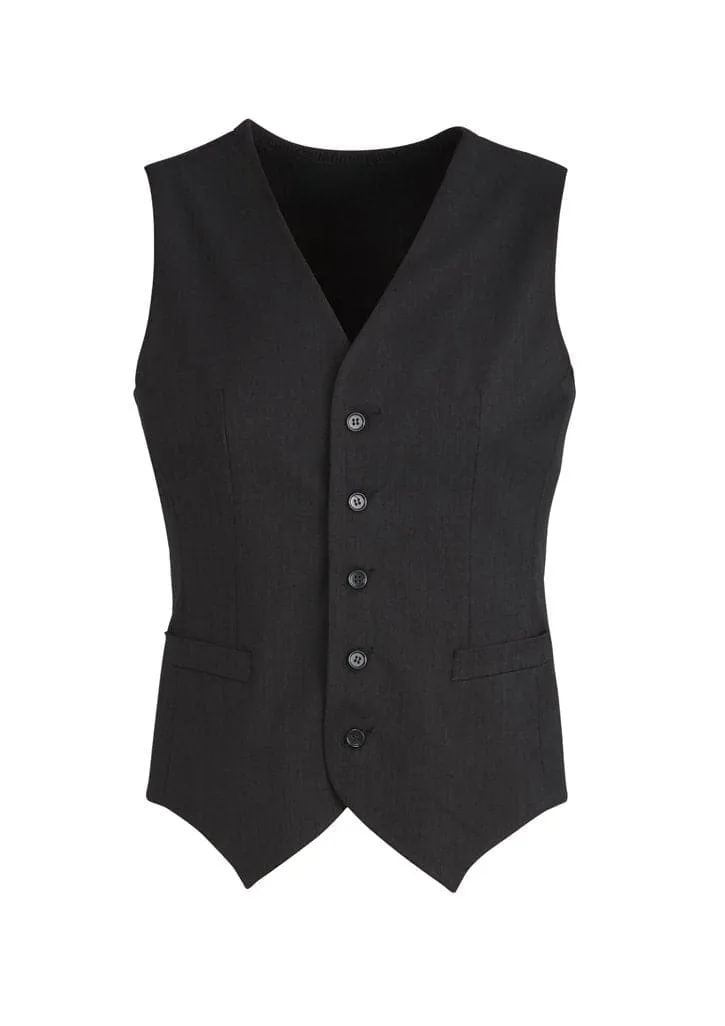 Biz Corporates Mens Peaked Vest with Knitted Back 90111