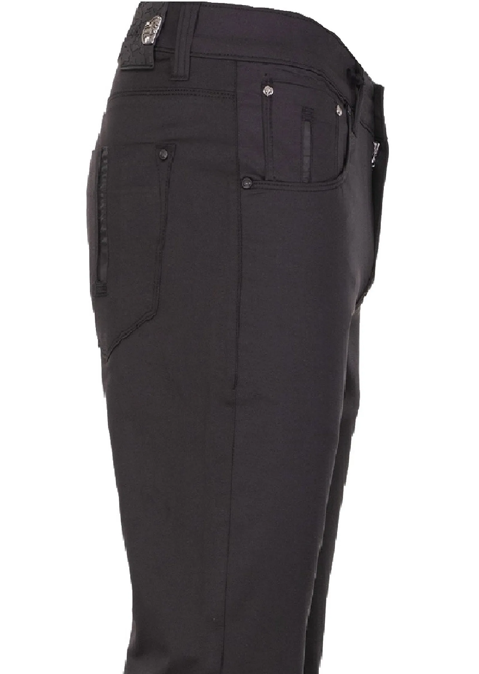 Black Signature 5-Pocket Tech Pants