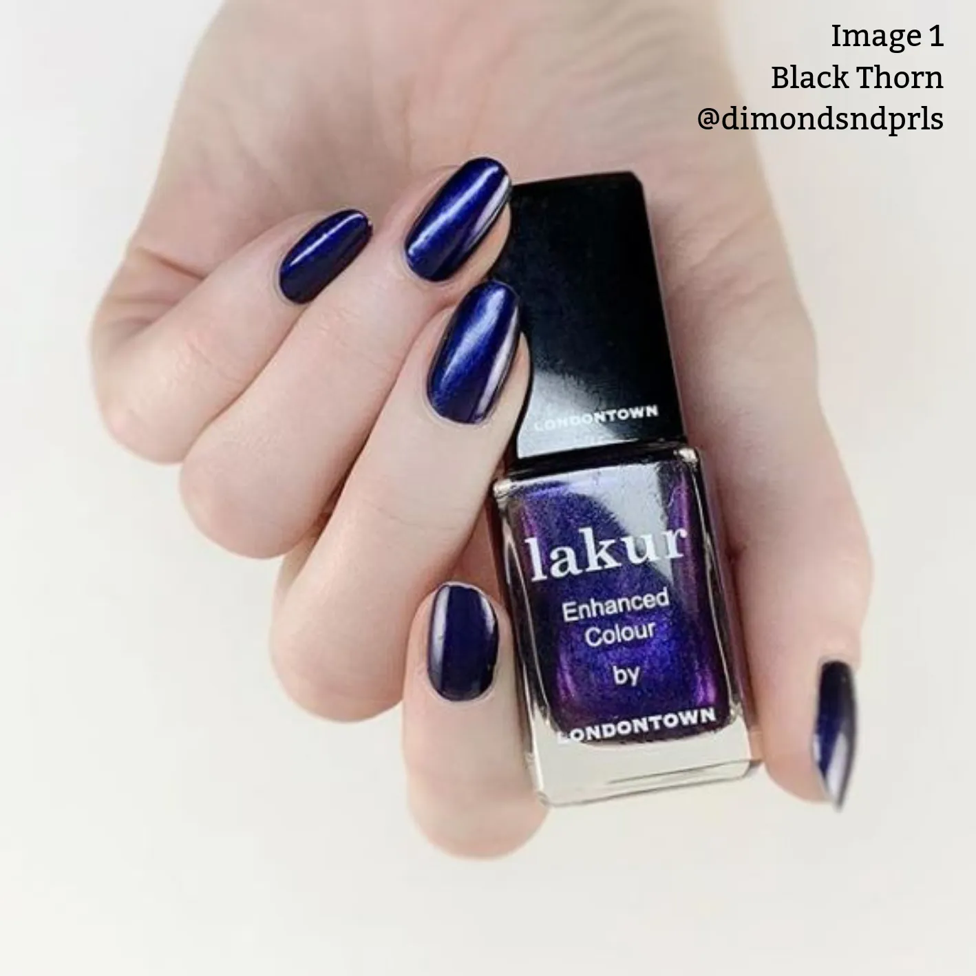 Black Thorn Nail Color | Gel-Like Nail Polish - Clean Beauty