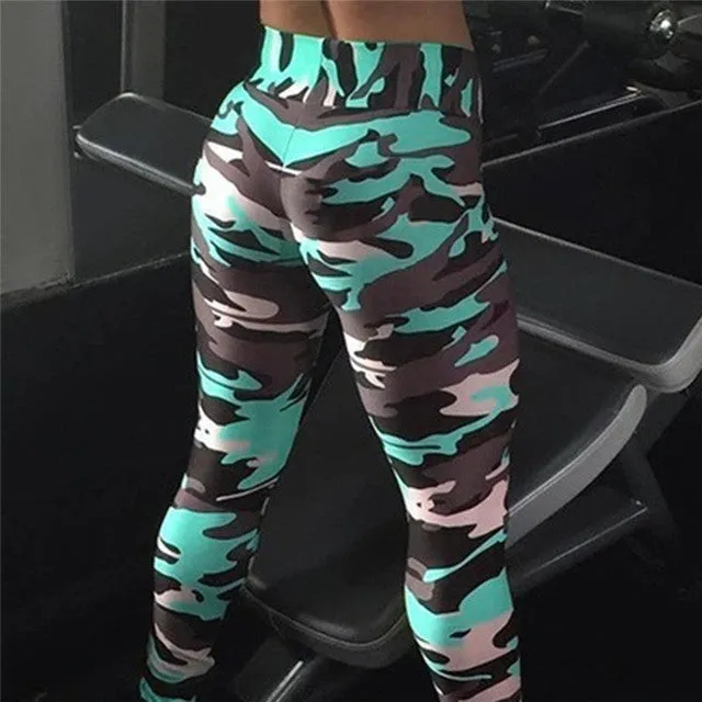 Camouflage Stretch Leggings