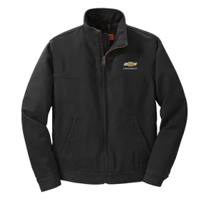 Chevrolet Gold Bowtie Duck Cloth Work Jacket