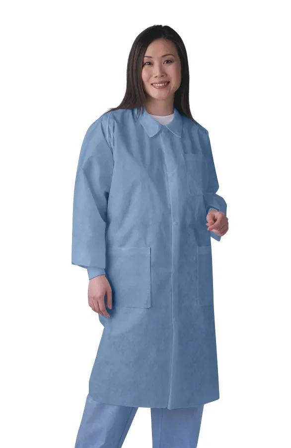 Classic Lab Coats with Knit Cuffs (Case of 30)