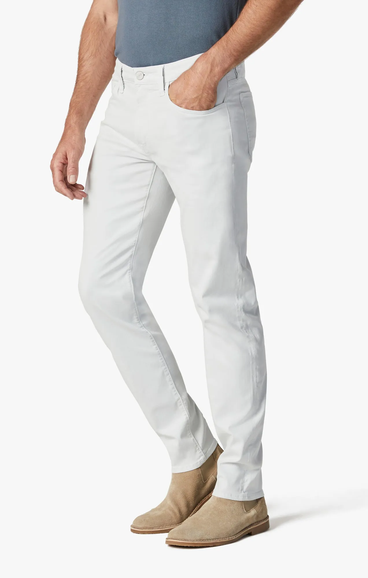 Cool Slim Leg Pants in Stone Twill