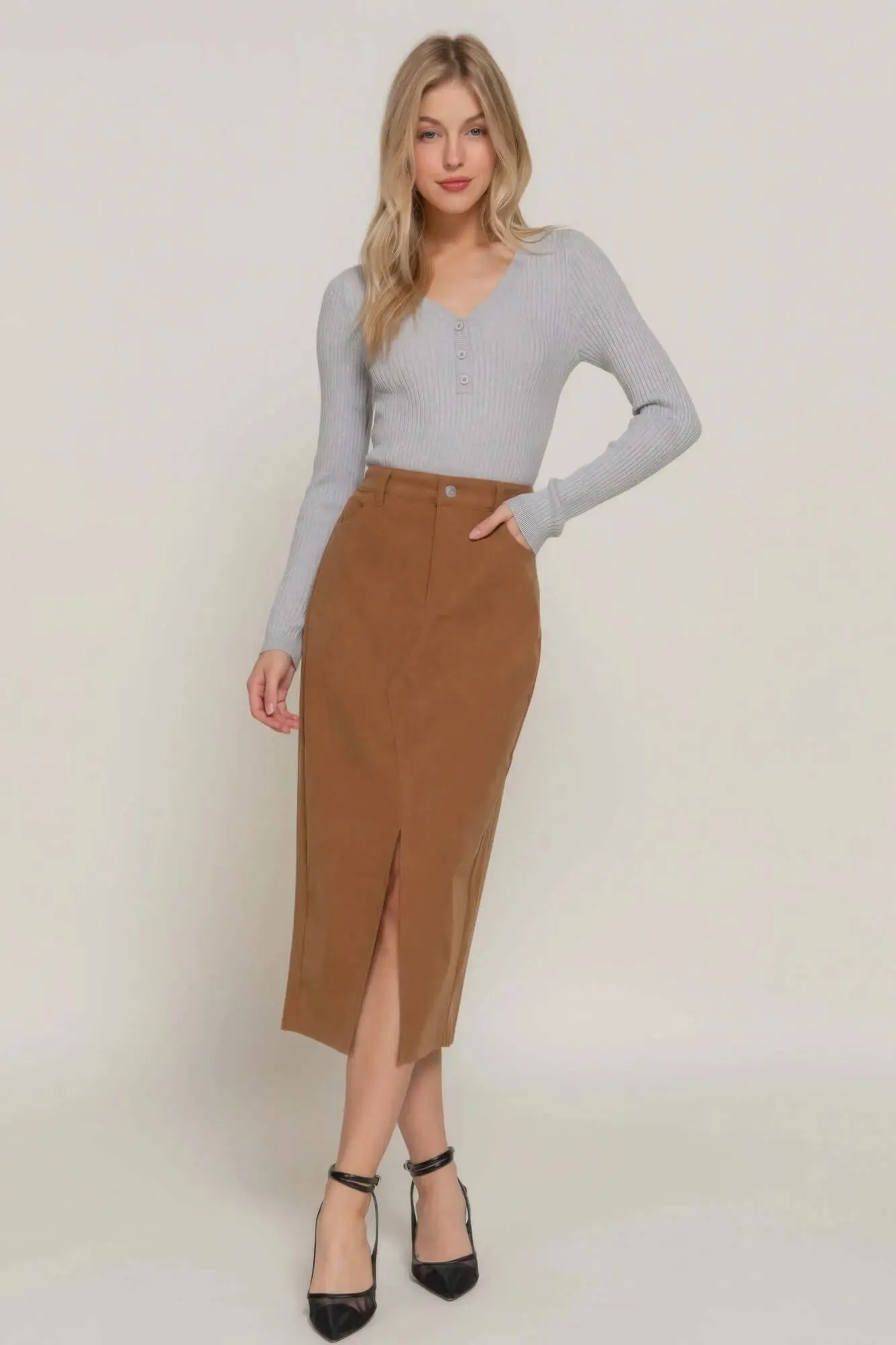 Corduroy Skirt