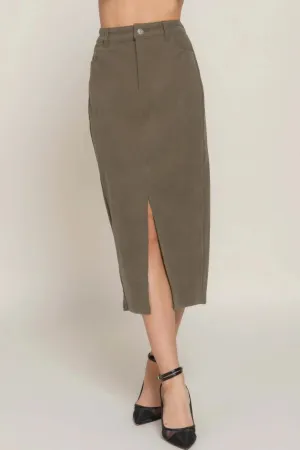 Corduroy Skirt