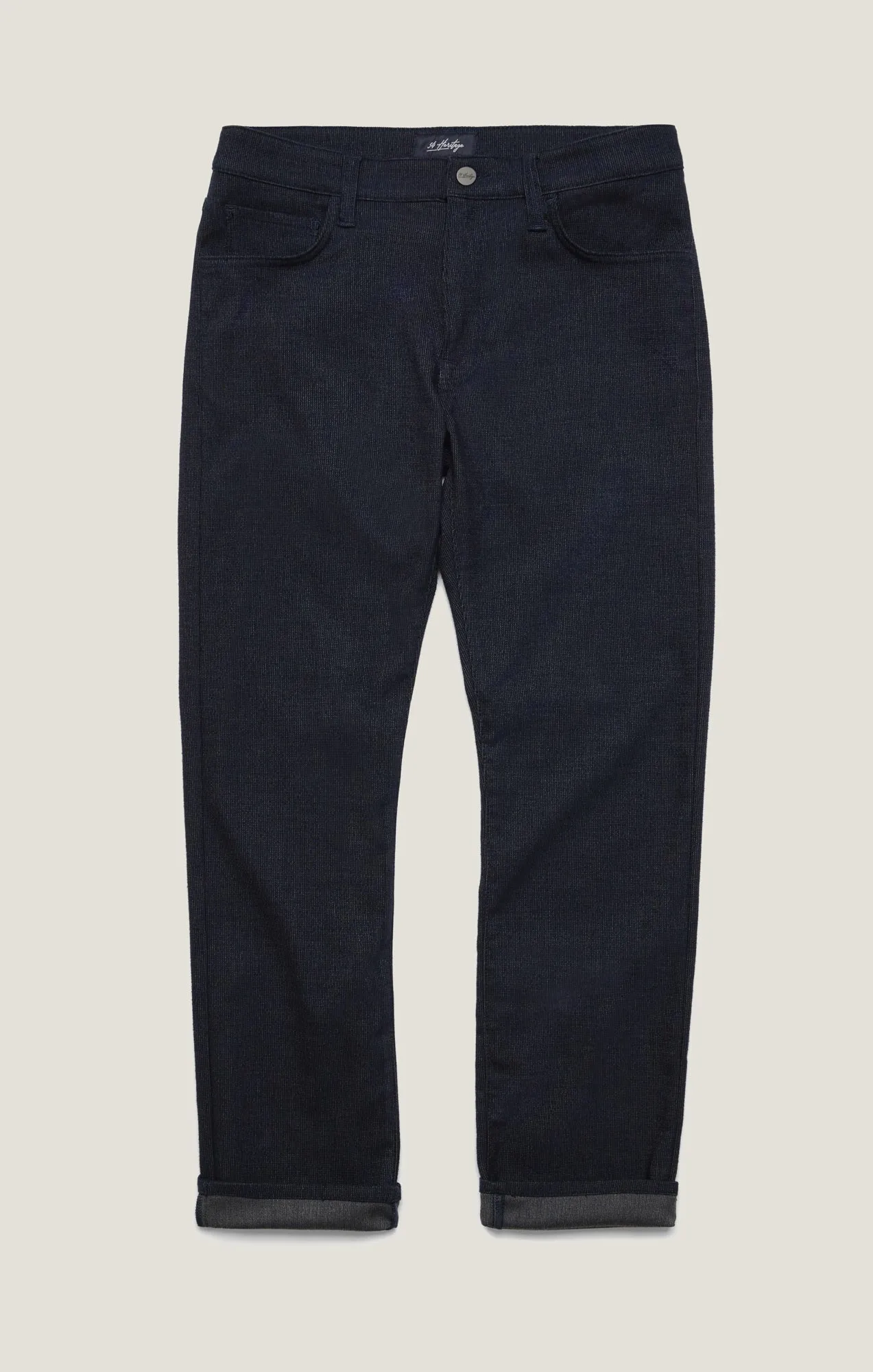 Courage Straight Leg Pants in Navy Fancy