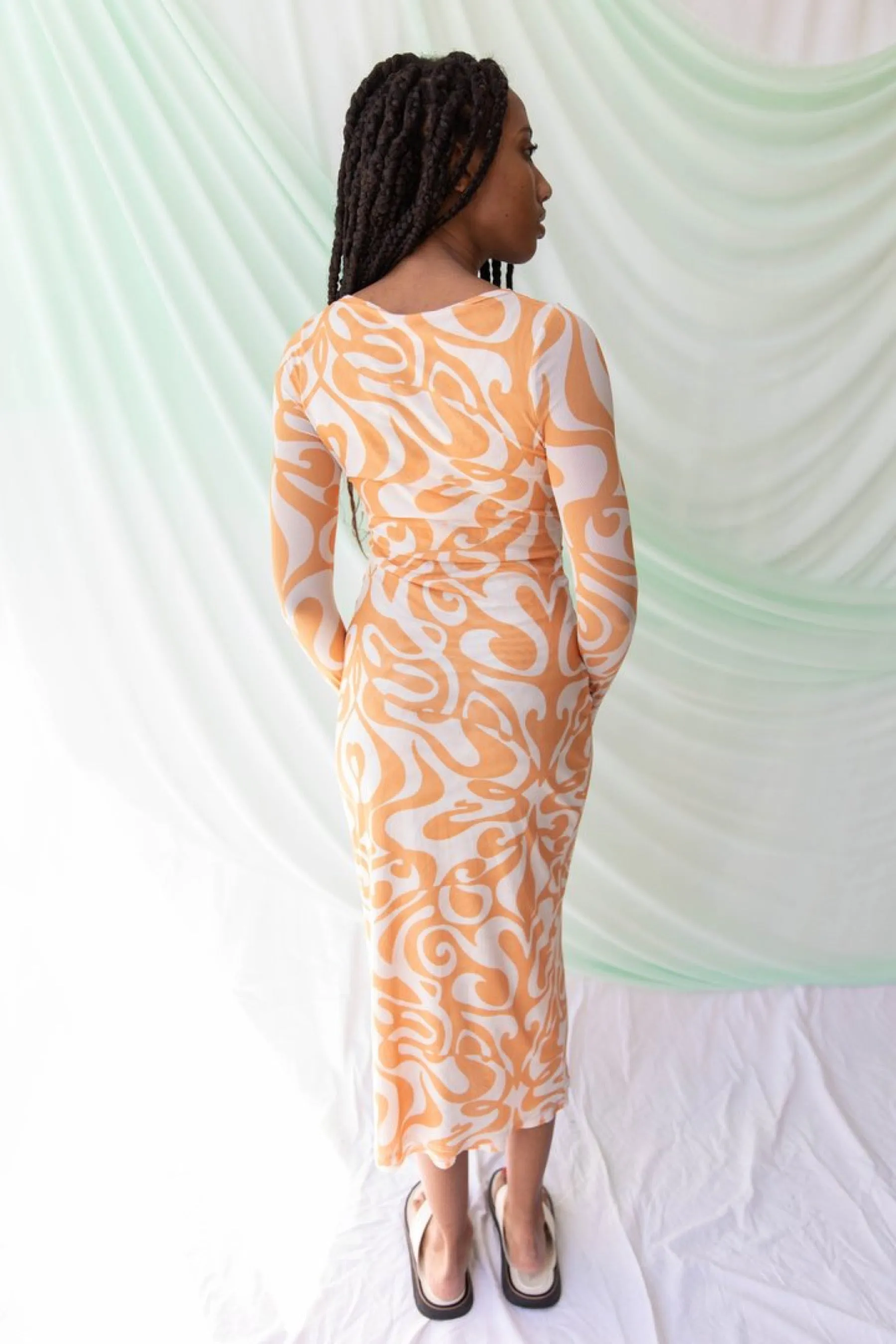 Creamsicle Swirl Dream on Dress