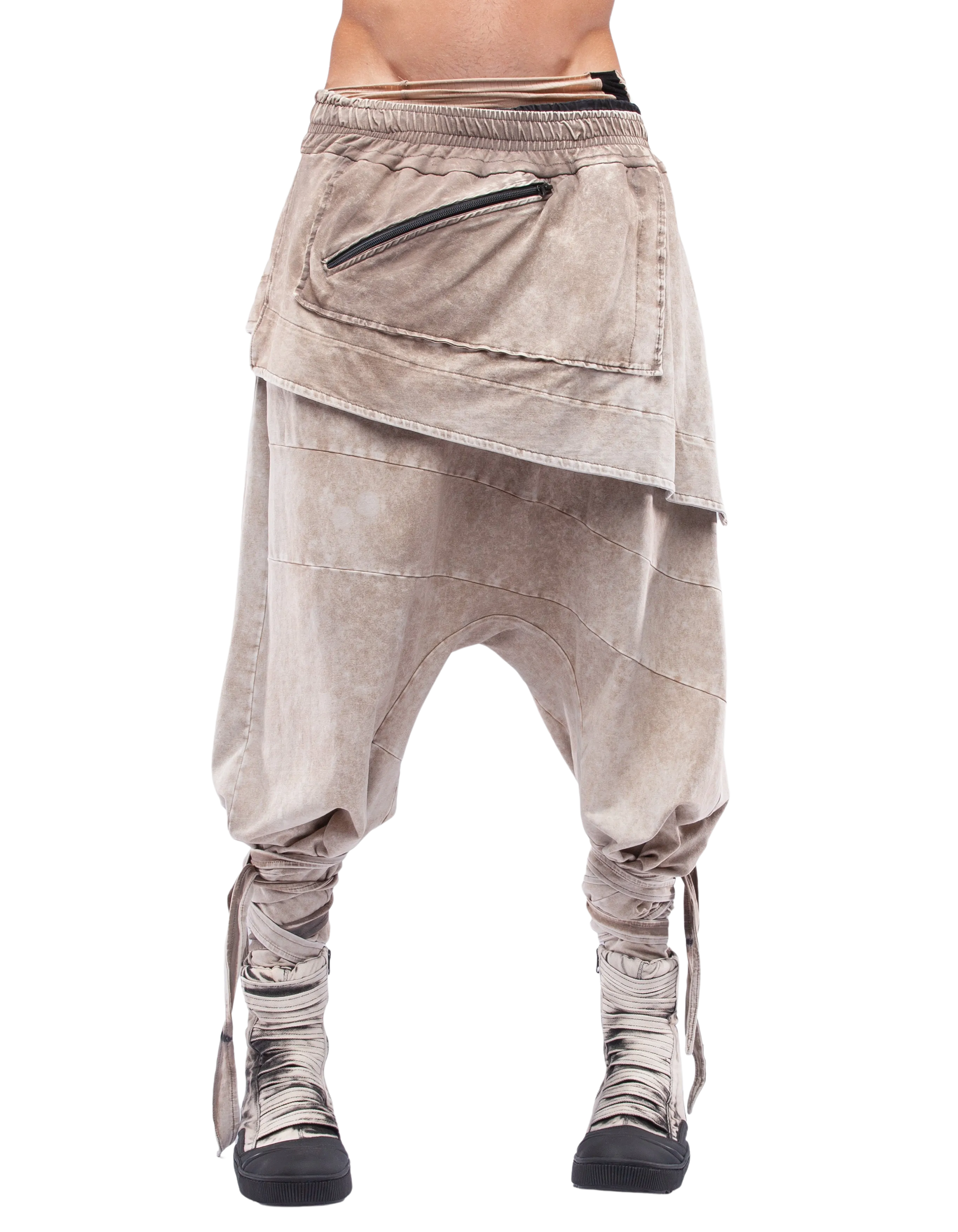 DEMOBAZA | Trousers Deep Become | Limited Edition | Asymmetrical Avant-Garde Pants