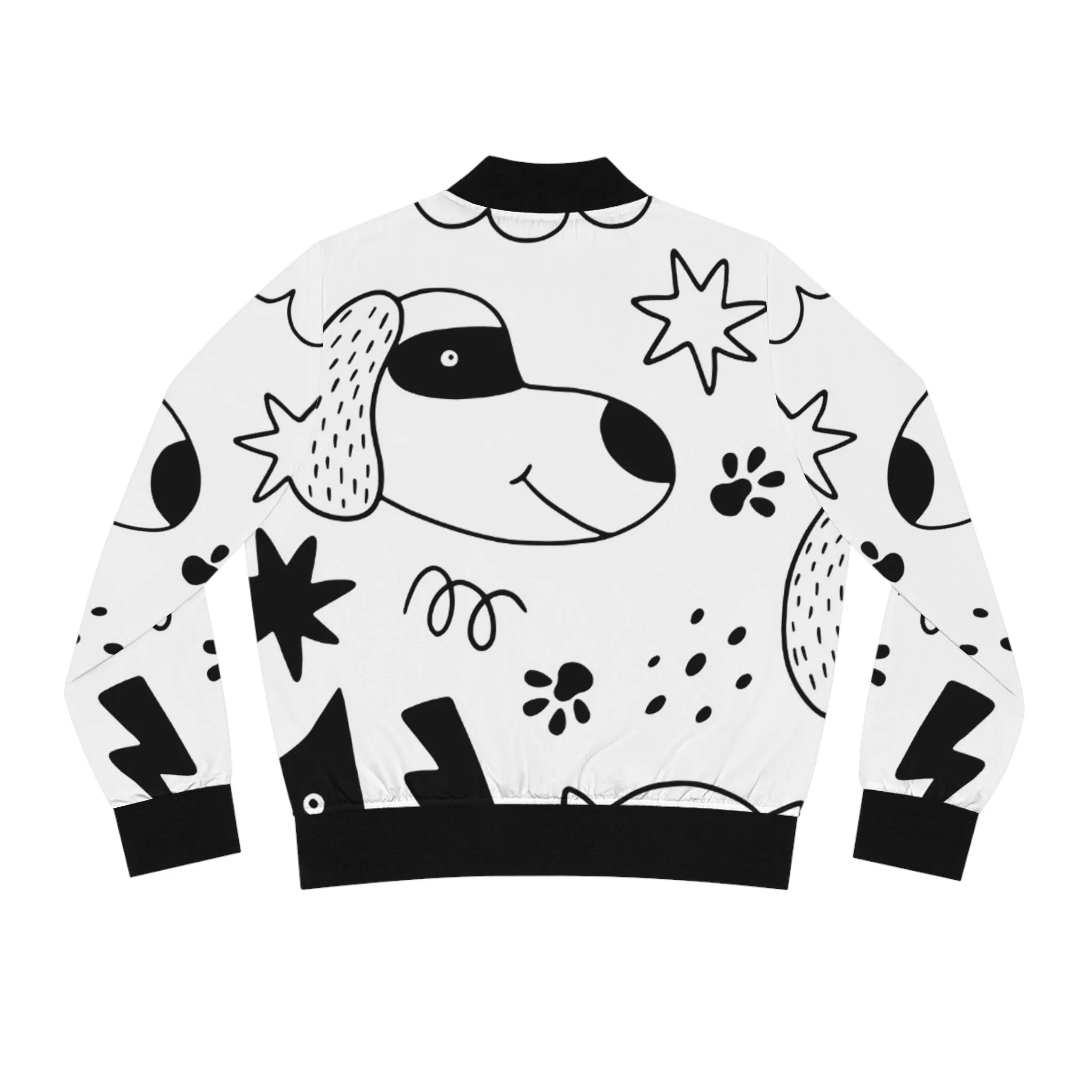 Doodle Dogs & Cats - Inovax Women's Bomber Jacket