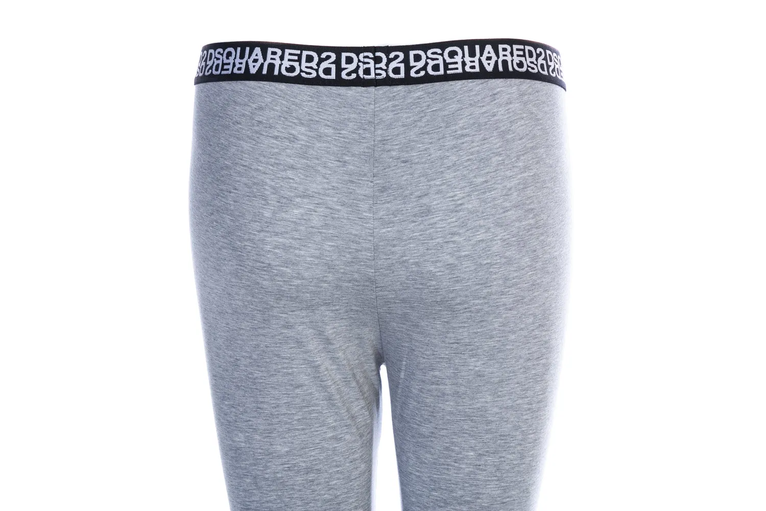 Dsquared2 Mirrored Logo Ladies 3/4 Leggings in Grey