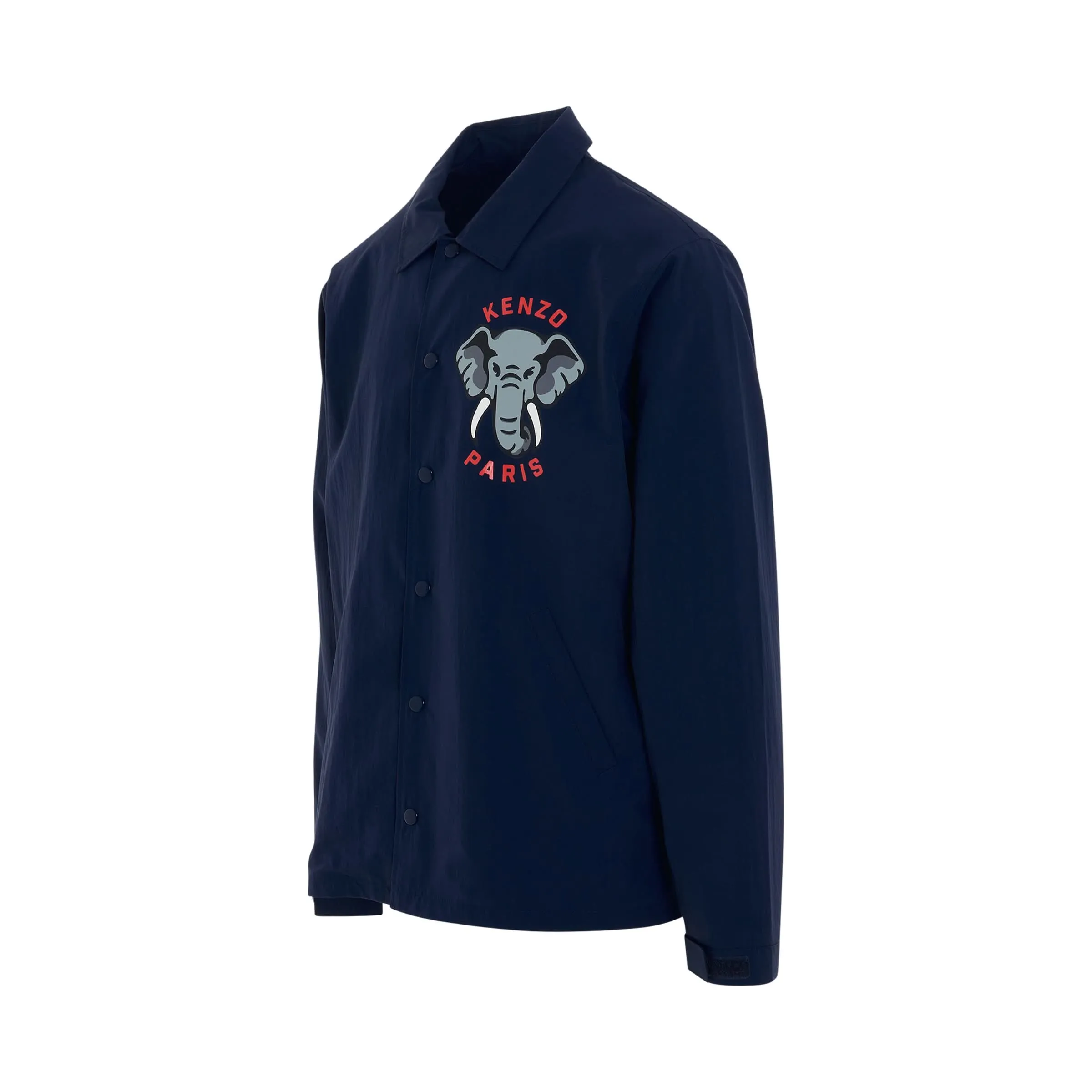 Elephant Coach Jacket in Midnight Blue