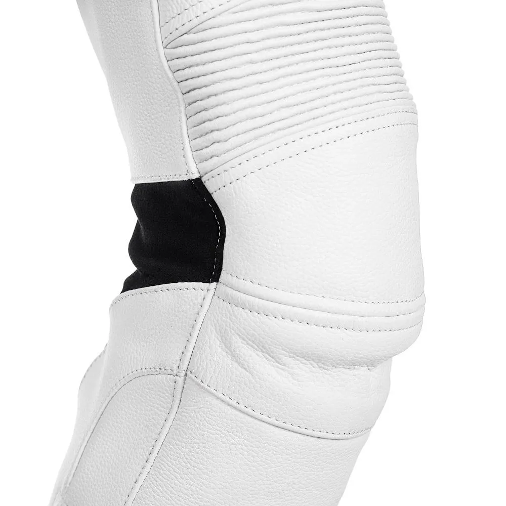 Enigma White Women's Motorcycle Leather Pants