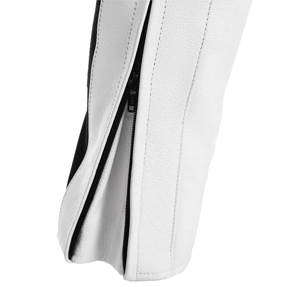 Enigma White Women's Motorcycle Leather Pants