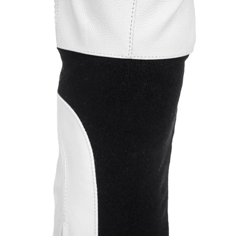 Enigma White Women's Motorcycle Leather Pants