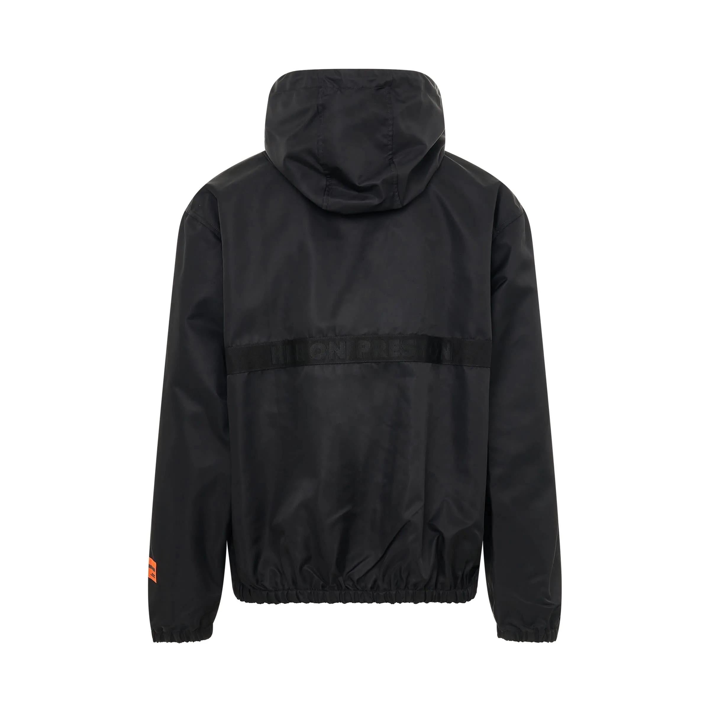 Ex-Ray Heron Nylon Windbreaker in Black/White