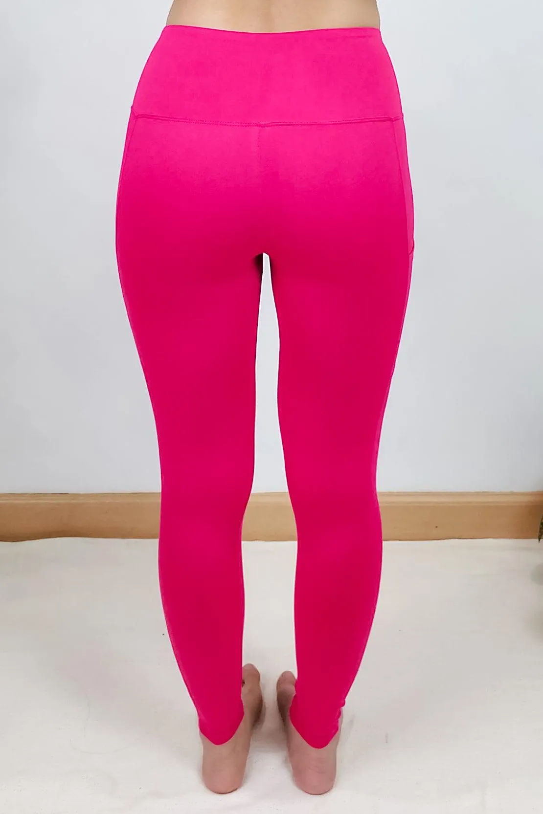 FINAL SALE -  Buttery Soft Microfiber Yoga Pocket Leggings