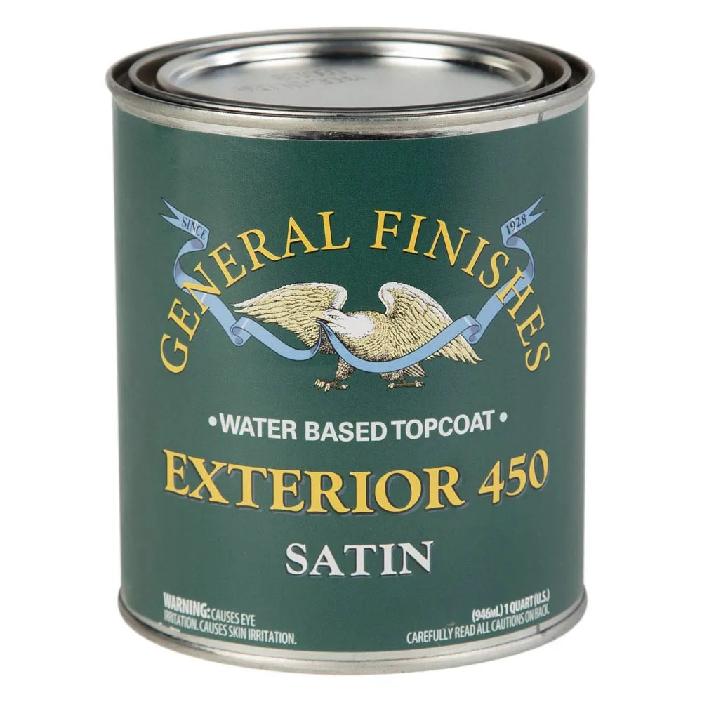 General Finishes Water-Based Exterior 450 Topcoats - Quart