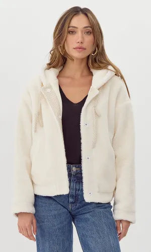 Gigi Zip Up Cozy Sherpa Hoodie