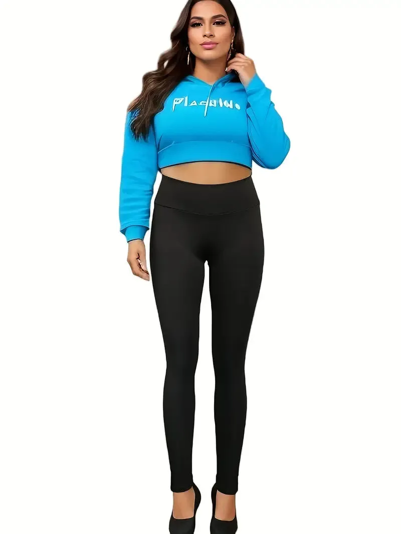 High Waist Butt Lifting Sports Fitness Yoga Pants, Size M