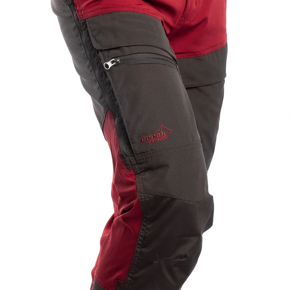 Hybrid Pants Men  (Dark Red)