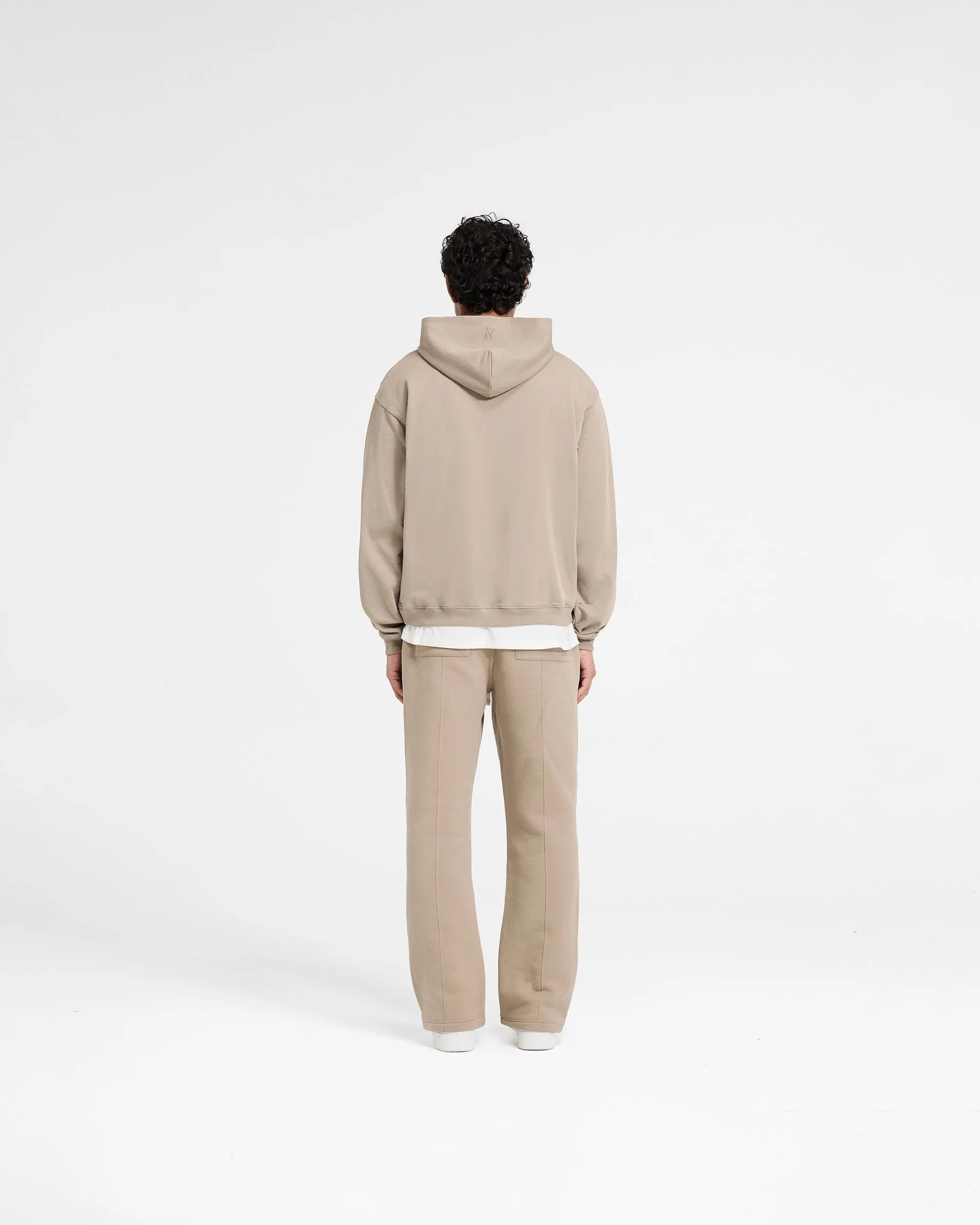 Initial Zip Hoodie - Dune