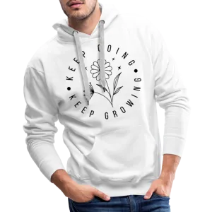 Keep Going Keep Growing : Men’s Premium Hoodie