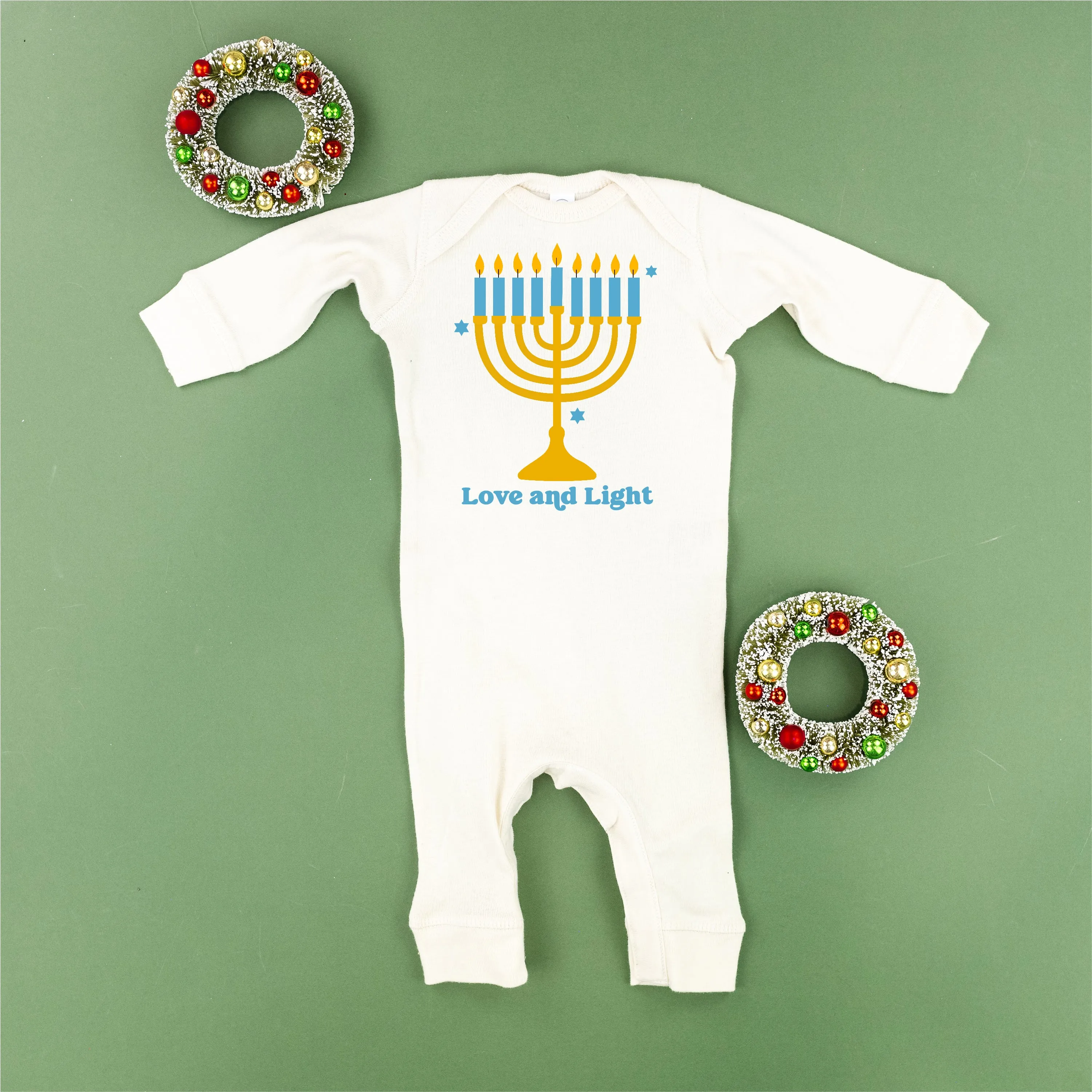 Love And Light - Hanukkah - Baby Sleeper