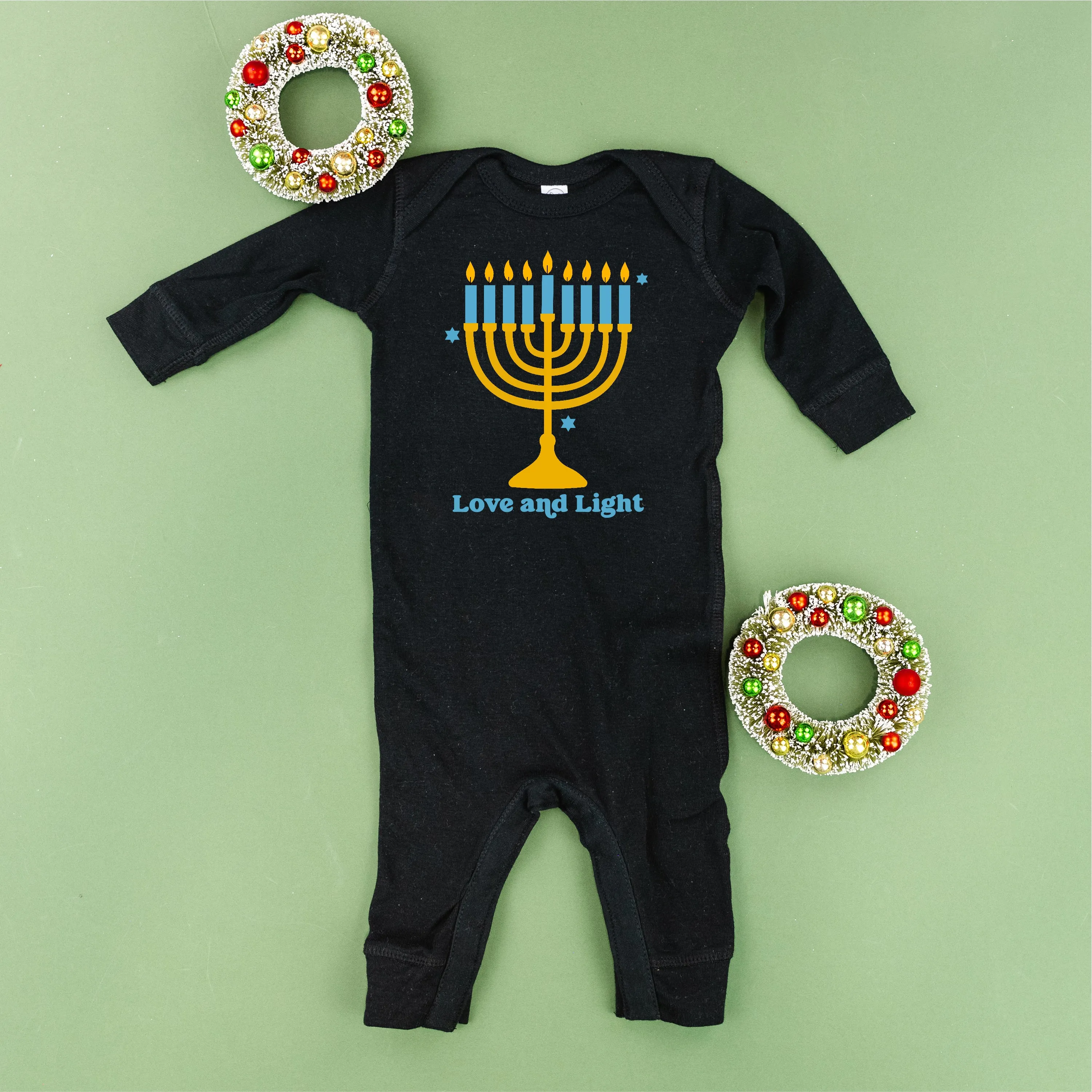 Love And Light - Hanukkah - Baby Sleeper