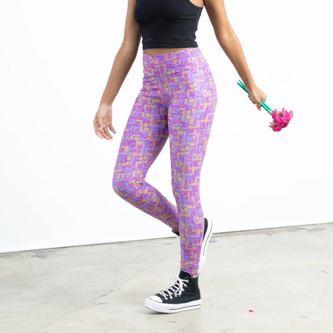 Love Peace Melanin Stretchy Leggings