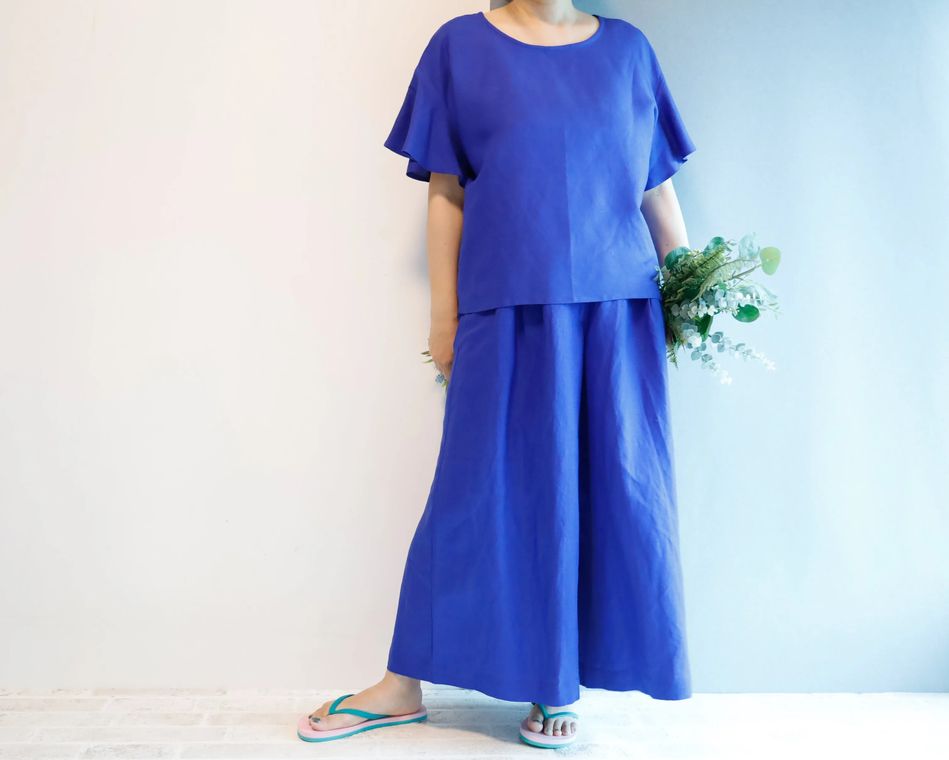 <T32LB> SOFT LINEN Top