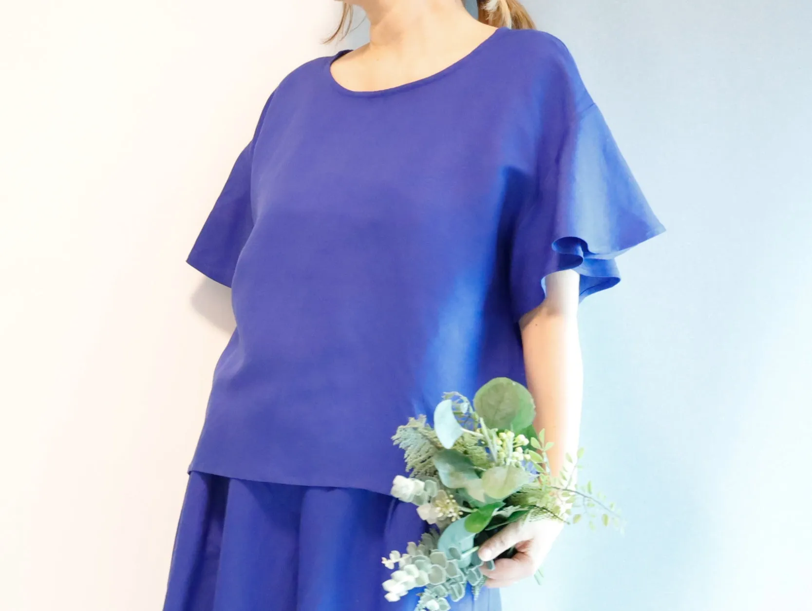 <T32LB> SOFT LINEN Top