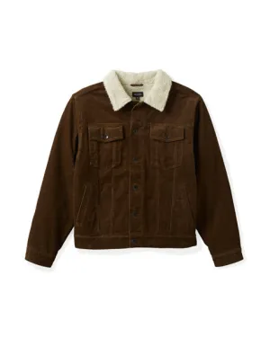 Men's Cable Lined Trucker Jacket - Pinecone Brown