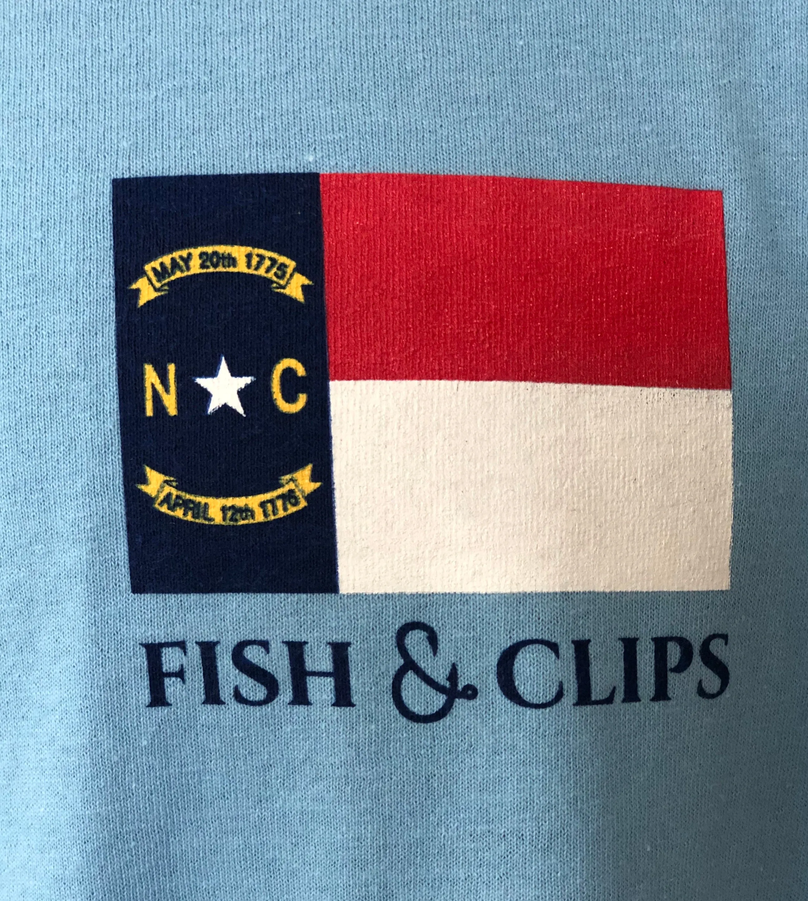 NC Rifle Long Sleeve Tee (Light Blue)