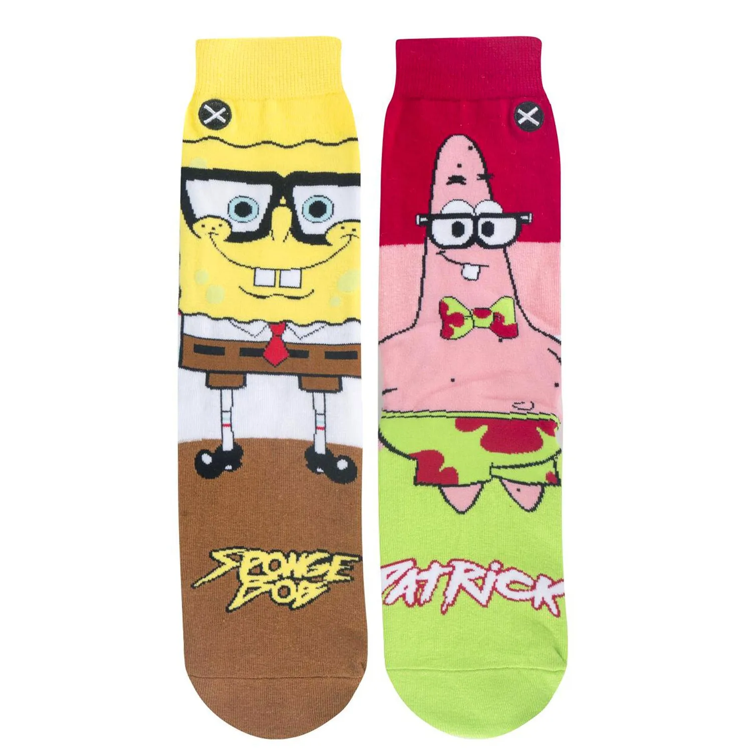 Odd Sox Women's Crew Socks - Spongebob Nerd Pants (Spongebob Squarepants)