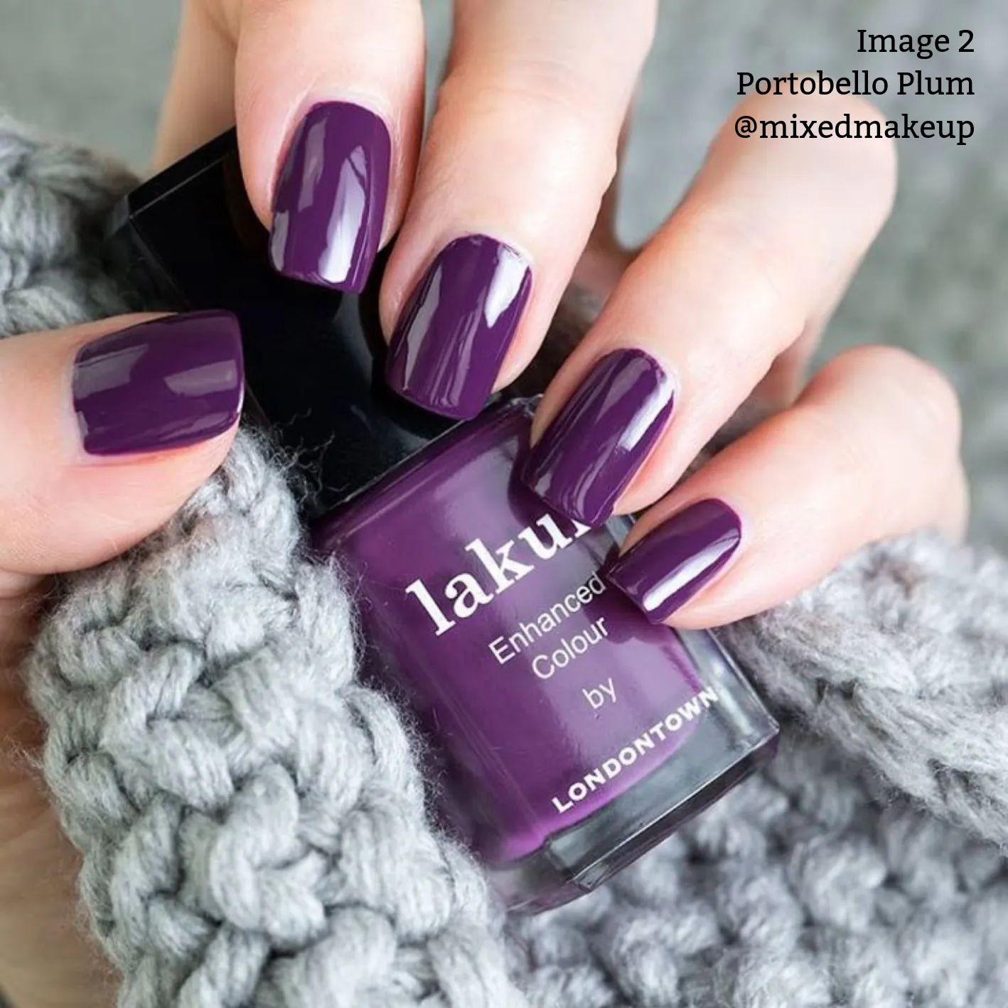 Portobello Plum Nail Color | Gel-Like Nail Polish - Clean Beauty