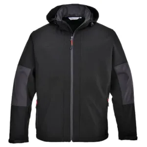 Portwest 3 layer Waterproof Softshell work jacket with Hood - TK53