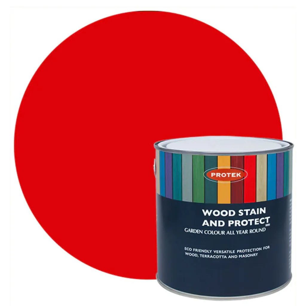 Protek Wood Stain & Protect 2.5l - Poppy