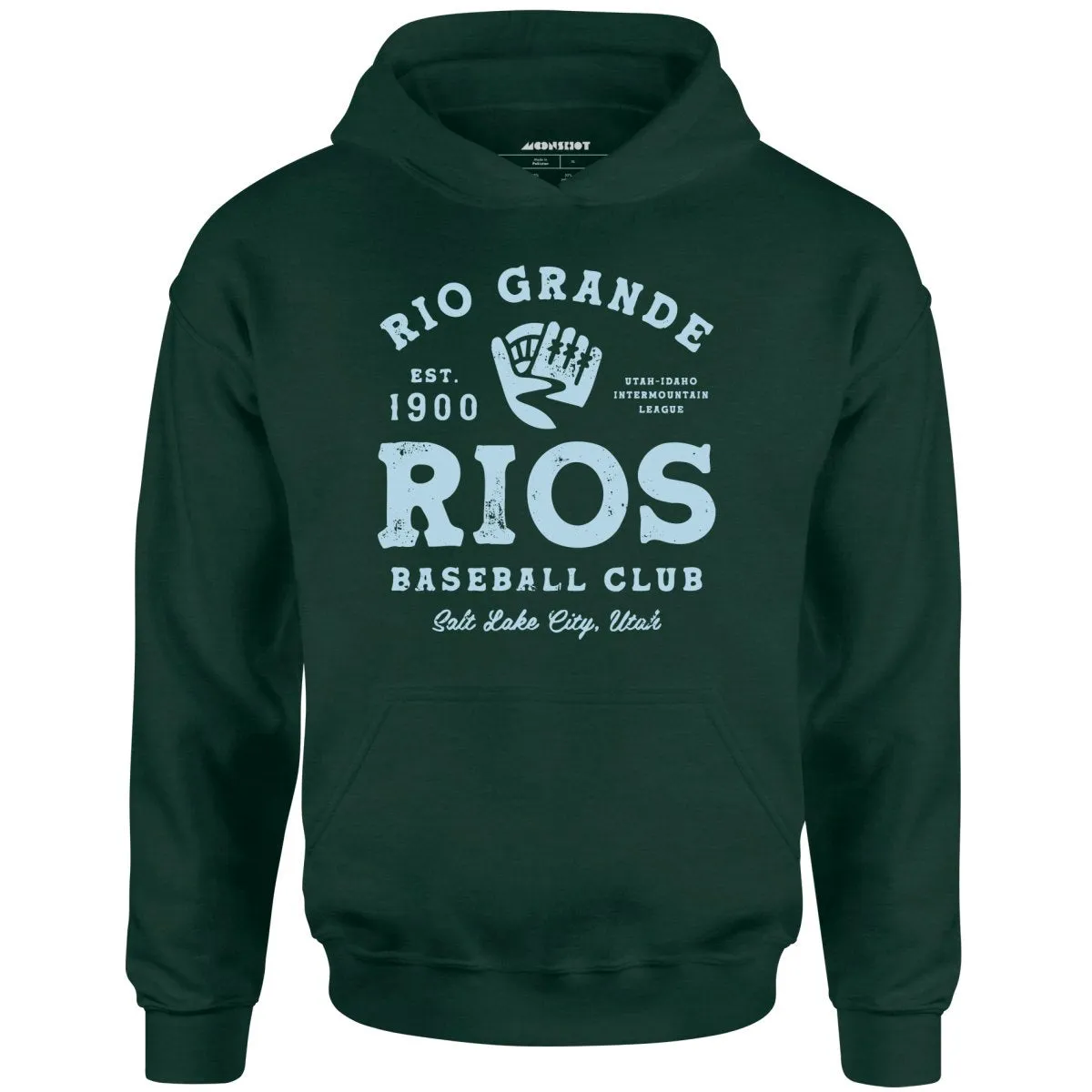 Rio Grande Rios - Utah - Vintage Defunct Baseball Teams - Unisex Hoodie