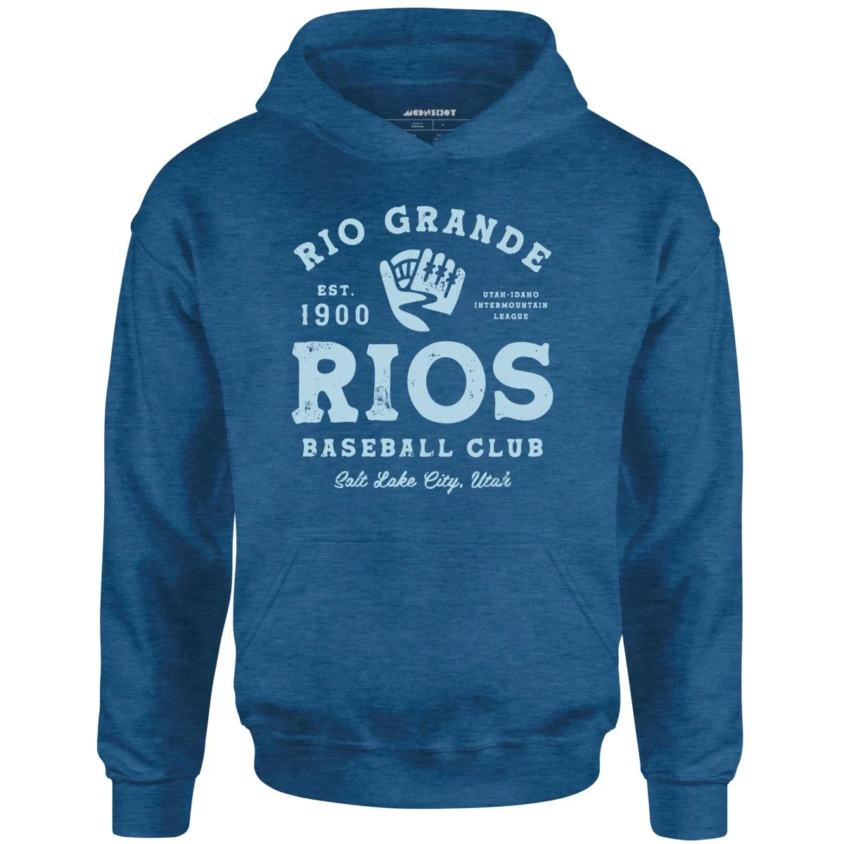 Rio Grande Rios - Utah - Vintage Defunct Baseball Teams - Unisex Hoodie