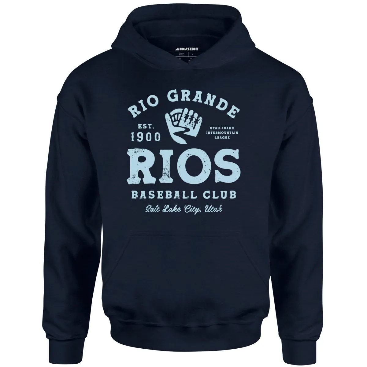 Rio Grande Rios - Utah - Vintage Defunct Baseball Teams - Unisex Hoodie