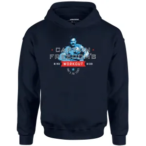 Running Man - Captain Freedom's Workout - Unisex Hoodie