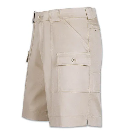 Sportif Mens Tidewater Stretch Cargo Short/Desert Tan