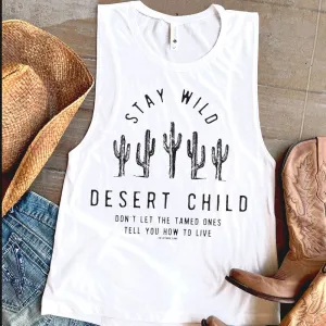 STAY WILD DESERT CHILD TANK