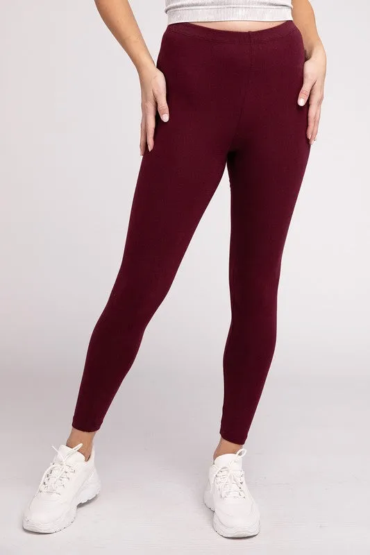 TEEK - Premium Cotton Full-Length Leggings