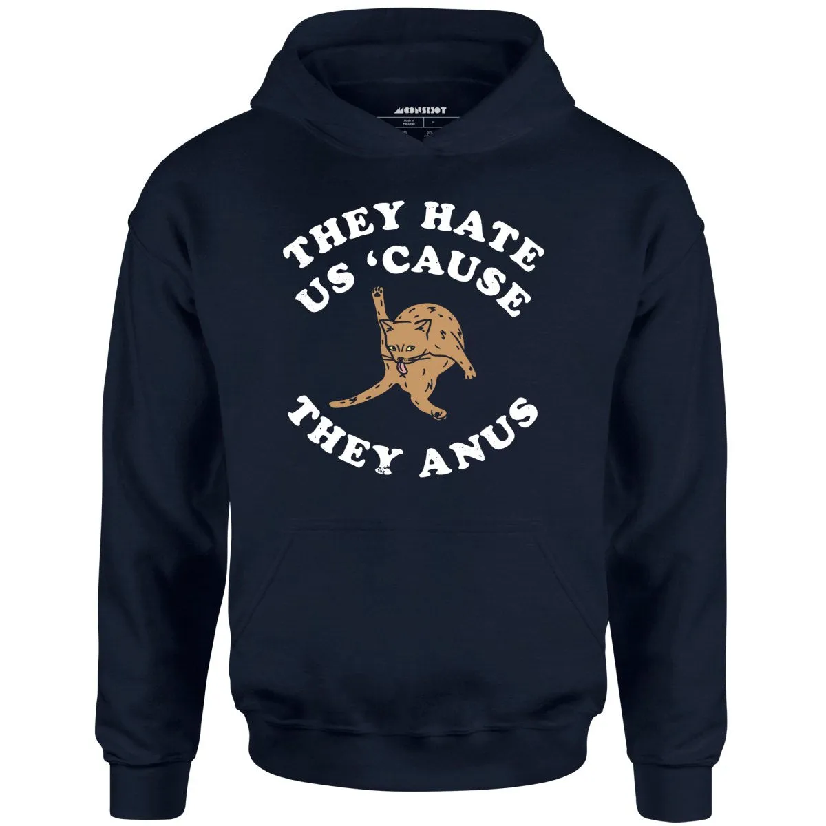 They Hate Us Cause They Anus - Unisex Hoodie