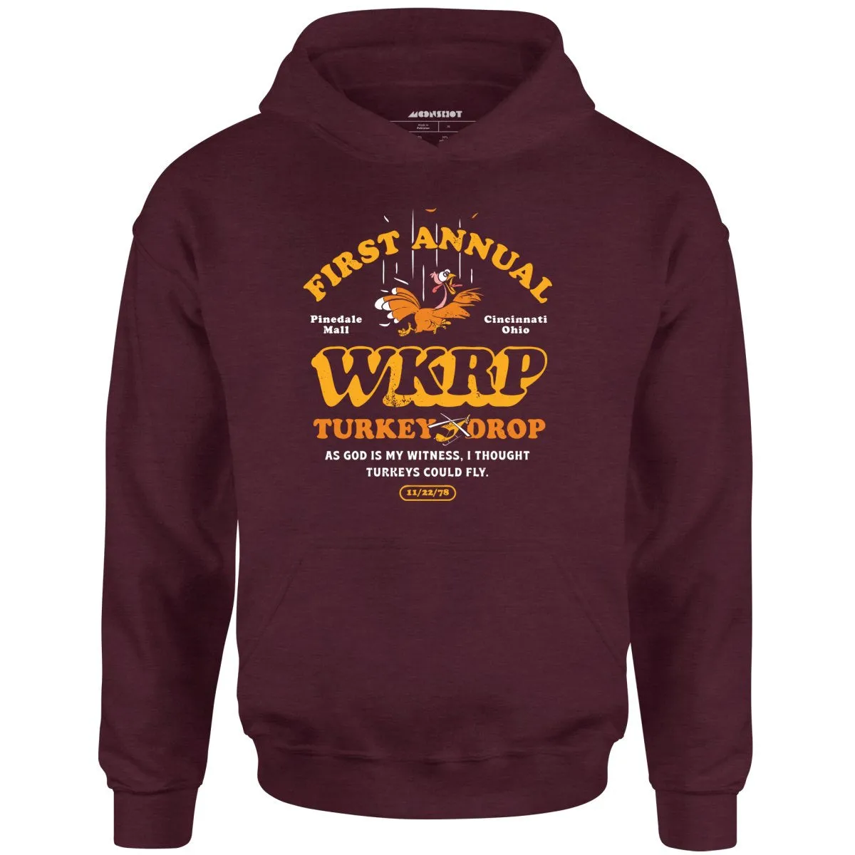 WKRP Turkey Drop - Unisex Hoodie