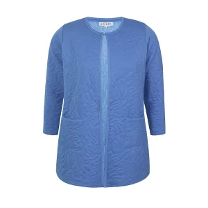 Zhenzi Reimer Longline Cardigan in Blue